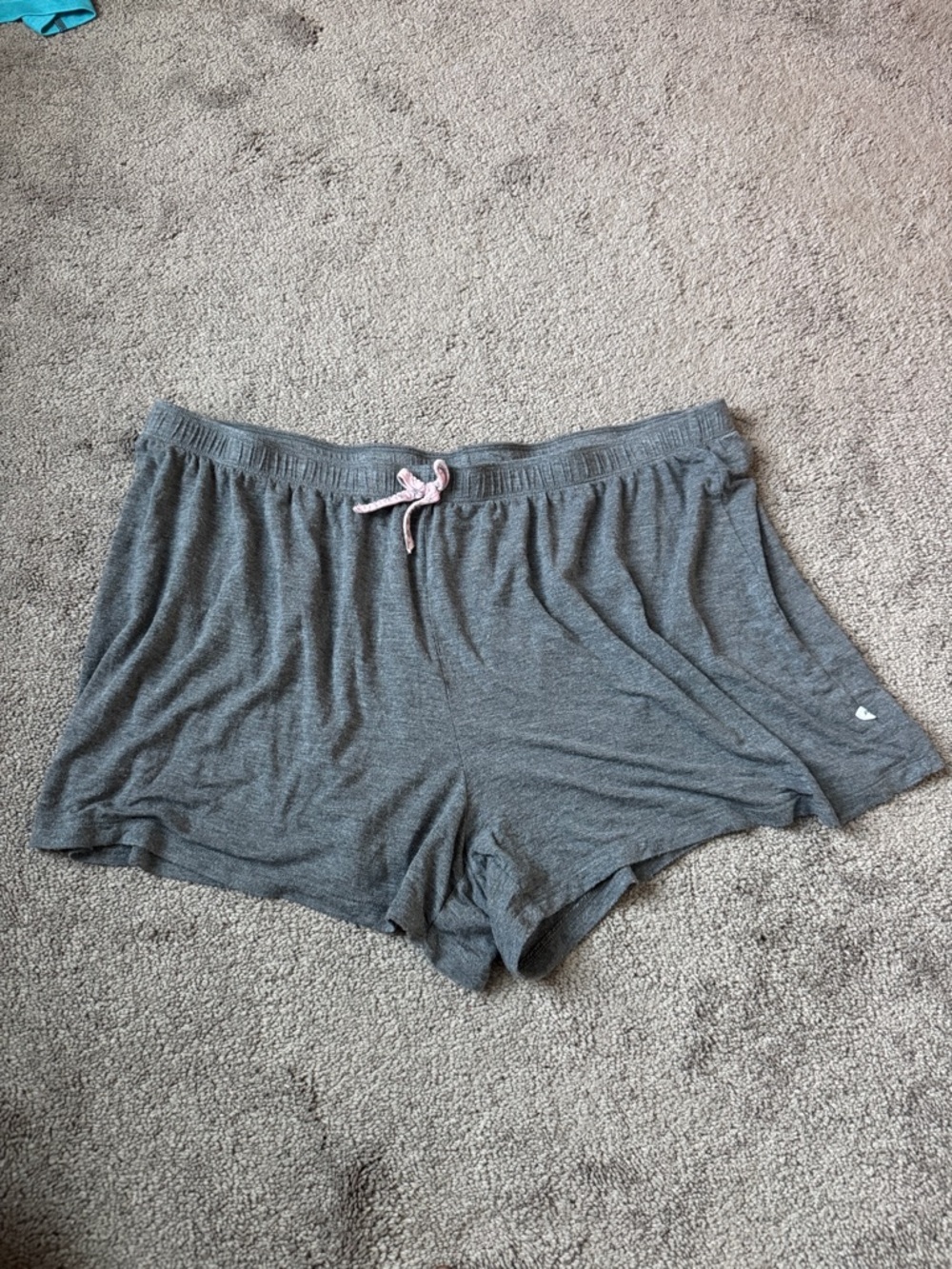 J+ B Gray Lounge Shorts Soft Knit Elastic Waist Casual Comfy SIZE XL